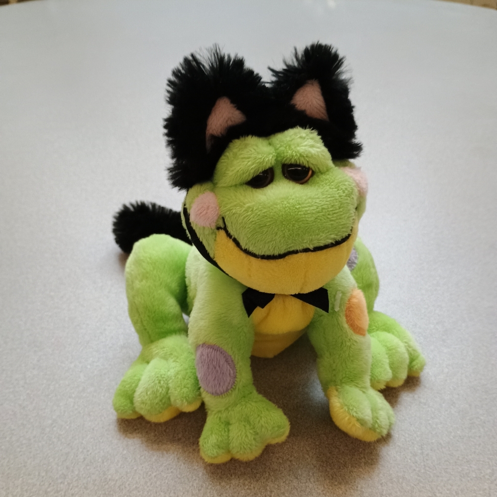 Ganz Halloween frog dressup cat sitting plush HW8388 Frabbit 6.5in - Picture 2 of 8